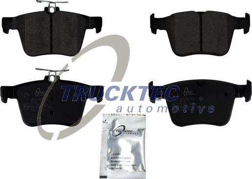 Trucktec Automotive 07.35.275 - Гальмівні колодки, дискові гальма autocars.com.ua