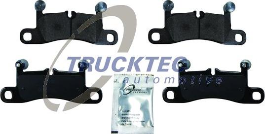Trucktec Automotive 07.35.283 - Гальмівні колодки, дискові гальма autocars.com.ua