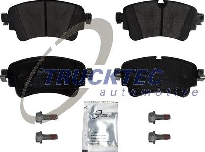 Trucktec Automotive 07.35.285 - Тормозные колодки, дисковые, комплект avtokuzovplus.com.ua