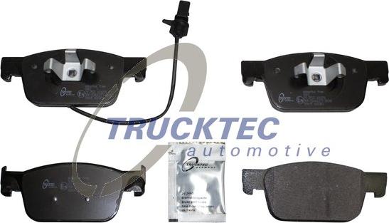 Trucktec Automotive 07.35.286 - Гальмівні колодки, дискові гальма autocars.com.ua