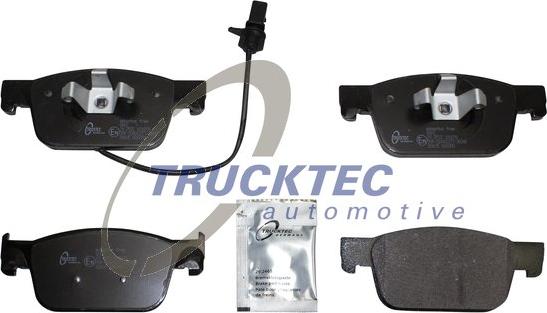 Trucktec Automotive 07.35.286 - Тормозные колодки, дисковые, комплект avtokuzovplus.com.ua