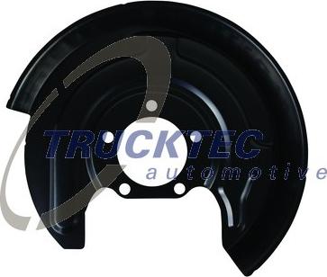 Trucktec Automotive 07.35.301 - Отражатель, защита, тормозной диск avtokuzovplus.com.ua