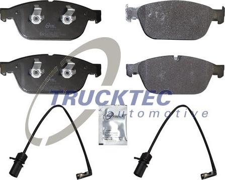 Trucktec Automotive 07.35.310 - Гальмівні колодки, дискові гальма autocars.com.ua