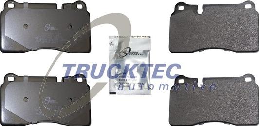 Trucktec Automotive 07.35.311 - Гальмівні колодки, дискові гальма autocars.com.ua