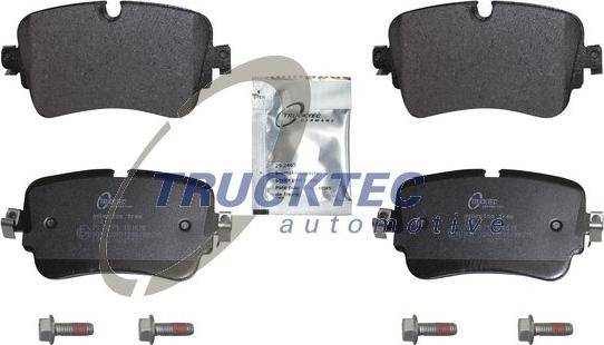 Trucktec Automotive 07.35.315 - Гальмівні колодки, дискові гальма autocars.com.ua