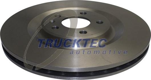 Trucktec Automotive 07.35.316 - Гальмівний диск autocars.com.ua