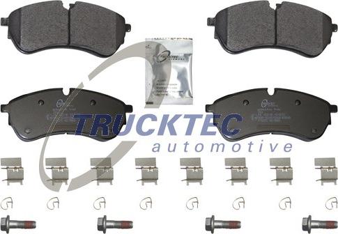 Trucktec Automotive 07.35.319 - Тормозные колодки, дисковые, комплект avtokuzovplus.com.ua