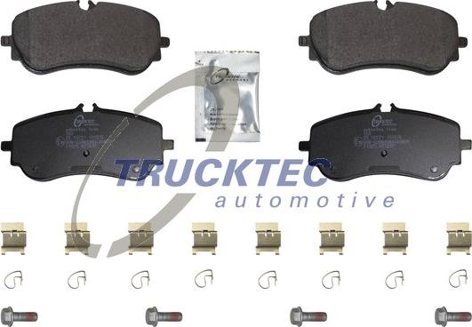 Trucktec Automotive 07.35.322 - Тормозные колодки, дисковые, комплект avtokuzovplus.com.ua