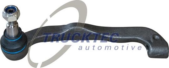 Trucktec Automotive 07.37.128 - Наконечник рульової тяги, кульовий шарнір autocars.com.ua