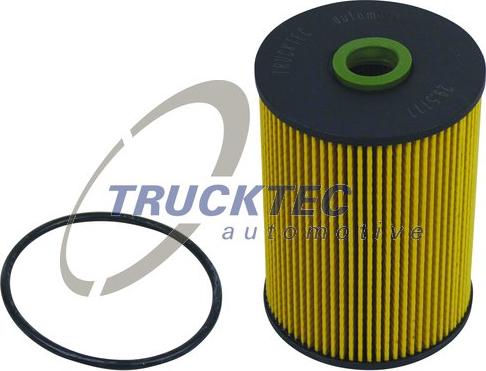 Trucktec Automotive 07.38.027 - Паливний фільтр autocars.com.ua