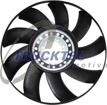 Trucktec Automotive 08.11.016 - Крильчатка вентилятора, охолодження двигуна autocars.com.ua