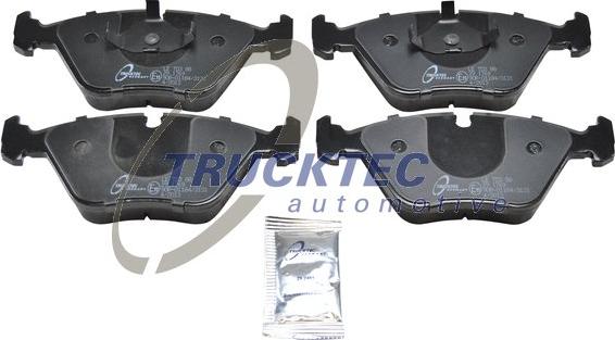 Trucktec Automotive 08.34.098 - Тормозные колодки, дисковые, комплект avtokuzovplus.com.ua