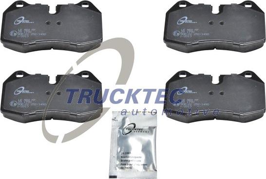 Trucktec Automotive 08.34.099 - Тормозные колодки, дисковые, комплект autodnr.net