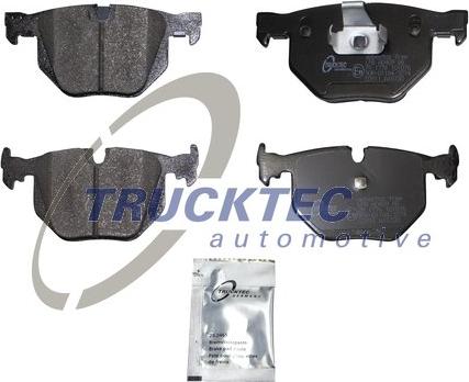 Trucktec Automotive 08.34.105 - Гальмівні колодки, дискові гальма autocars.com.ua