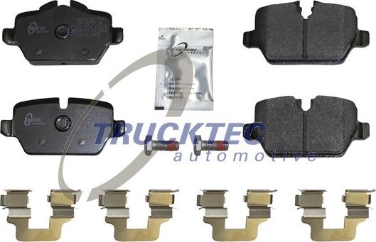 Trucktec Automotive 08.34.131 - Тормозные колодки, дисковые, комплект avtokuzovplus.com.ua