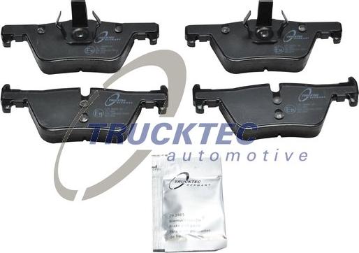 Trucktec Automotive 08.34.155 - Тормозные колодки, дисковые, комплект avtokuzovplus.com.ua