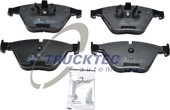 Trucktec Automotive 08.34.157 - Гальмівні колодки, дискові гальма autocars.com.ua