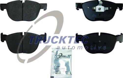 Trucktec Automotive 08.34.160 - Тормозные колодки, дисковые, комплект autodnr.net