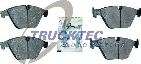 Trucktec Automotive 08.34.174 - Гальмівні колодки, дискові гальма autocars.com.ua