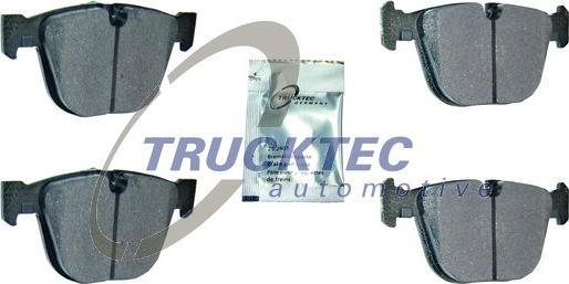 Trucktec Automotive 08.34.178 - Гальмівні колодки, дискові гальма autocars.com.ua