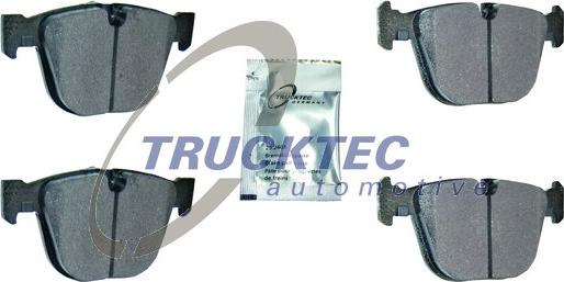 Trucktec Automotive 08.34.178 - Тормозные колодки, дисковые, комплект avtokuzovplus.com.ua