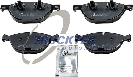 Trucktec Automotive 08.34.188 - Тормозные колодки, дисковые, комплект autodnr.net