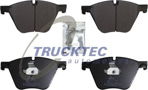 Trucktec Automotive 08.34.190 - Тормозные колодки, дисковые, комплект avtokuzovplus.com.ua