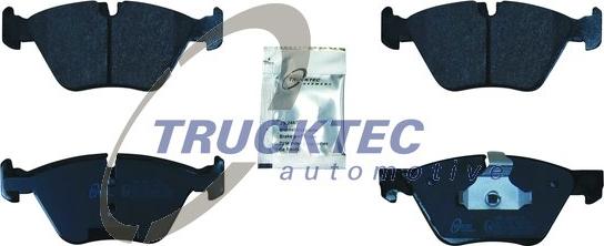 Trucktec Automotive 08.34.192 - Тормозные колодки, дисковые, комплект avtokuzovplus.com.ua