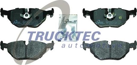 Trucktec Automotive 08.34.194 - Гальмівні колодки, дискові гальма autocars.com.ua