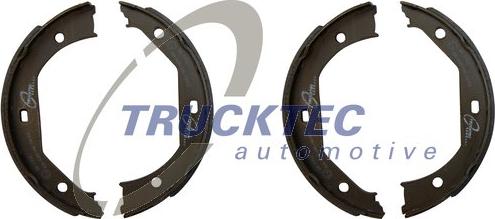 Trucktec Automotive 08.35.009 - Комплект тормозов, ручник, парковка avtokuzovplus.com.ua