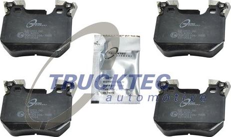 Trucktec Automotive 08.35.043 - Тормозные колодки, дисковые, комплект avtokuzovplus.com.ua