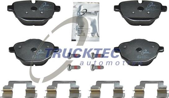 Trucktec Automotive 08.35.049 - Гальмівні колодки, дискові гальма autocars.com.ua