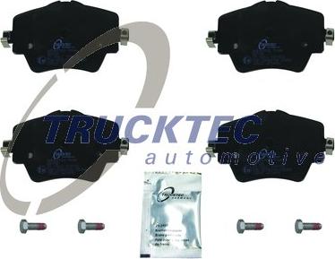 Trucktec Automotive 08.35.203 - Тормозные колодки, дисковые, комплект avtokuzovplus.com.ua