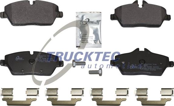 Trucktec Automotive 08.35.260 - Тормозные колодки, дисковые, комплект autodnr.net