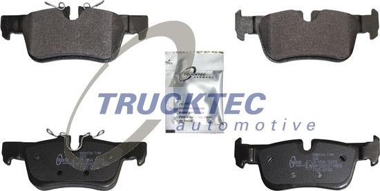 Trucktec Automotive 08.35.265 - Тормозные колодки, дисковые, комплект avtokuzovplus.com.ua