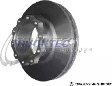 Trucktec Automotive 14.35.008 - Тормозной диск autodnr.net