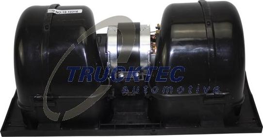 Trucktec Automotive 17.59.008 - Вентилятор салону autocars.com.ua