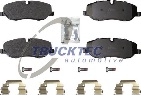 Trucktec Automotive 22.35.119 - Гальмівні колодки, дискові гальма autocars.com.ua