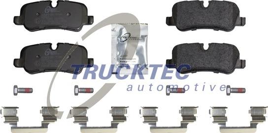 Trucktec Automotive 22.35.120 - Гальмівні колодки, дискові гальма autocars.com.ua