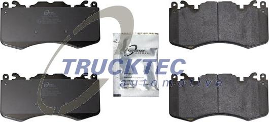 Trucktec Automotive 22.35.123 - Гальмівні колодки, дискові гальма autocars.com.ua