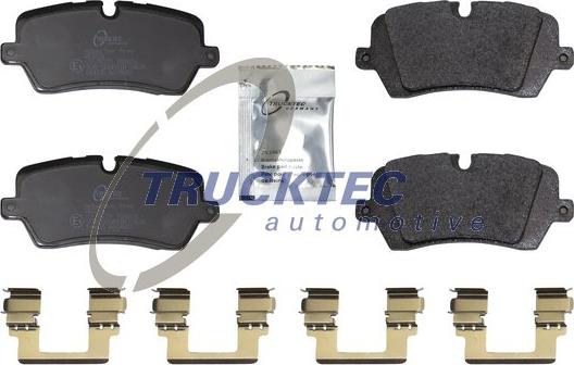 Trucktec Automotive 22.35.124 - Тормозные колодки, дисковые, комплект autodnr.net