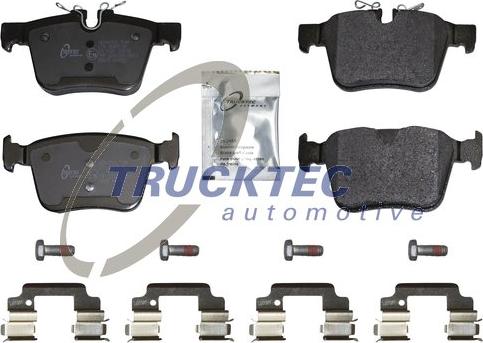 Trucktec Automotive 22.35.125 - Тормозные колодки, дисковые, комплект avtokuzovplus.com.ua