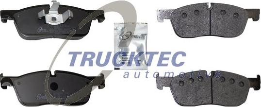 Trucktec Automotive 22.35.126 - Гальмівні колодки, дискові гальма autocars.com.ua