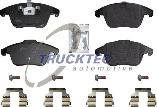 Trucktec Automotive 22.35.128 - Тормозные колодки, дисковые, комплект autodnr.net