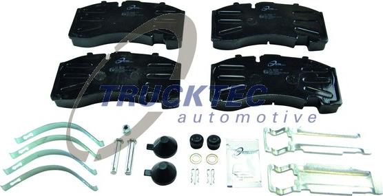 Trucktec Automotive 90.35.011 - Гальмівні колодки, дискові гальма autocars.com.ua