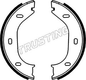 Trusting 019.021 - Комплект гальм, ручник, парковка autocars.com.ua