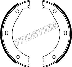 Trusting 019.023 - Комплект тормозов, ручник, парковка autodnr.net