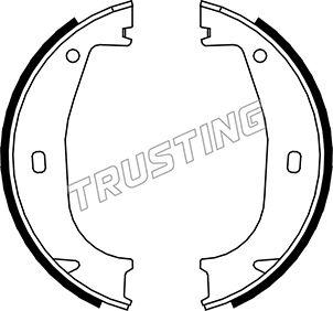 Trusting 019.026 - Комплект гальм, ручник, парковка autocars.com.ua