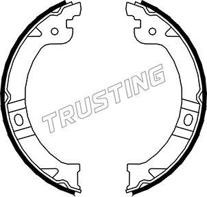 Trusting 023.002 - Комплект гальм, ручник, парковка autocars.com.ua