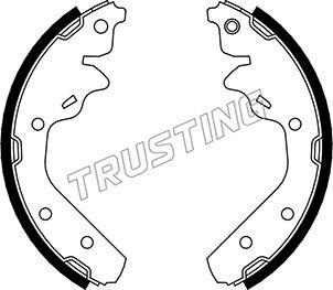 Trusting 023.003 - Комплект гальм, барабанний механізм autocars.com.ua
